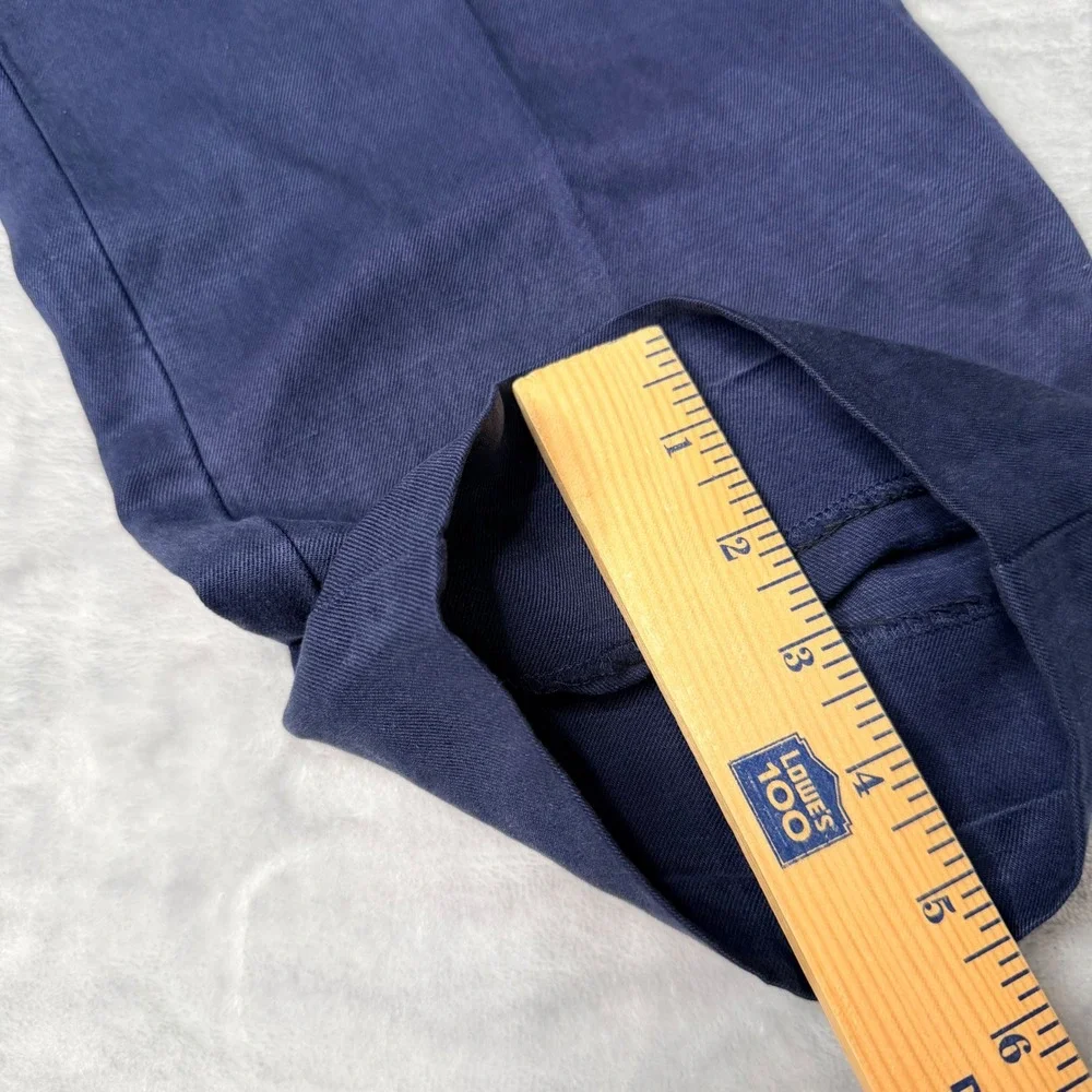 Tommy Bahama 36 (Actual 38x32) Blue Lyocell Linen Blend Flat Front Chino Pants
